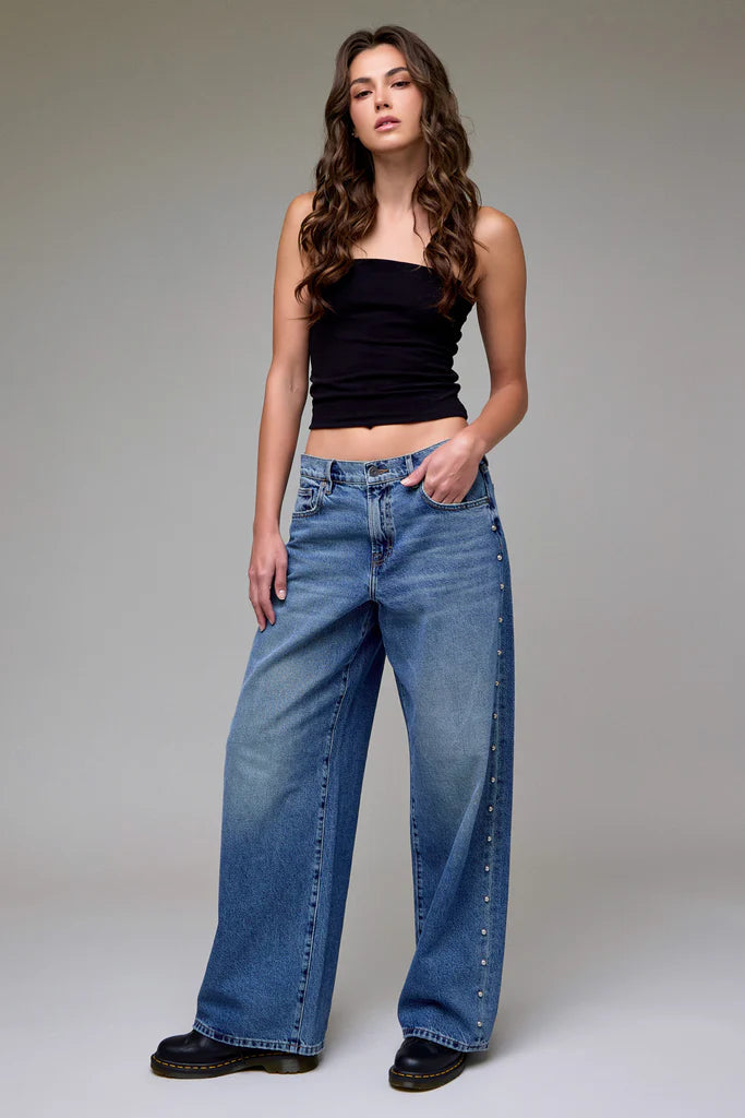 Baggy Embellished Jeans
