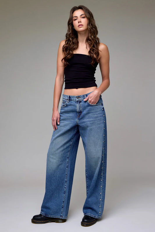 Baggy Embellished Jeans