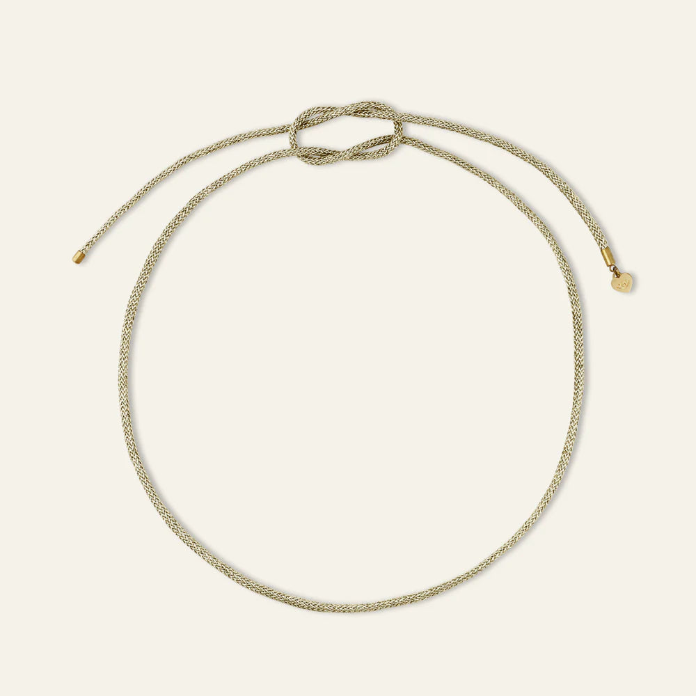 Gold Lurex Necklace Cord