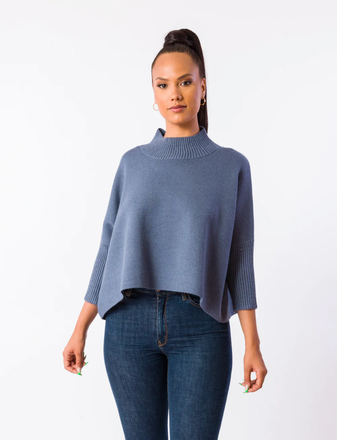 Aja Sweater Stormy Blue