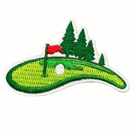 Golf Greens Embroidered Patch