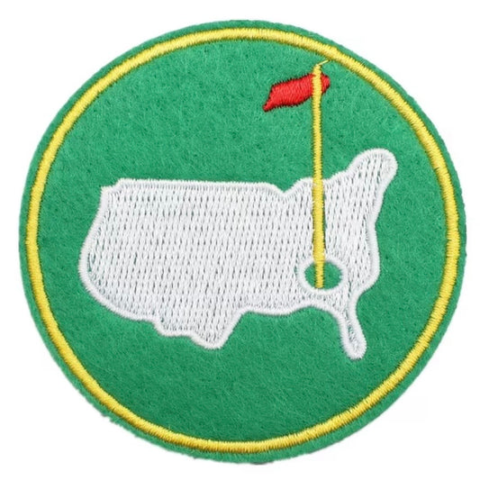 US Golf Round Embroidered Patch