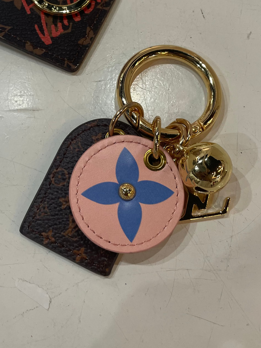 Dangle Monogrammed Bell Key Ring