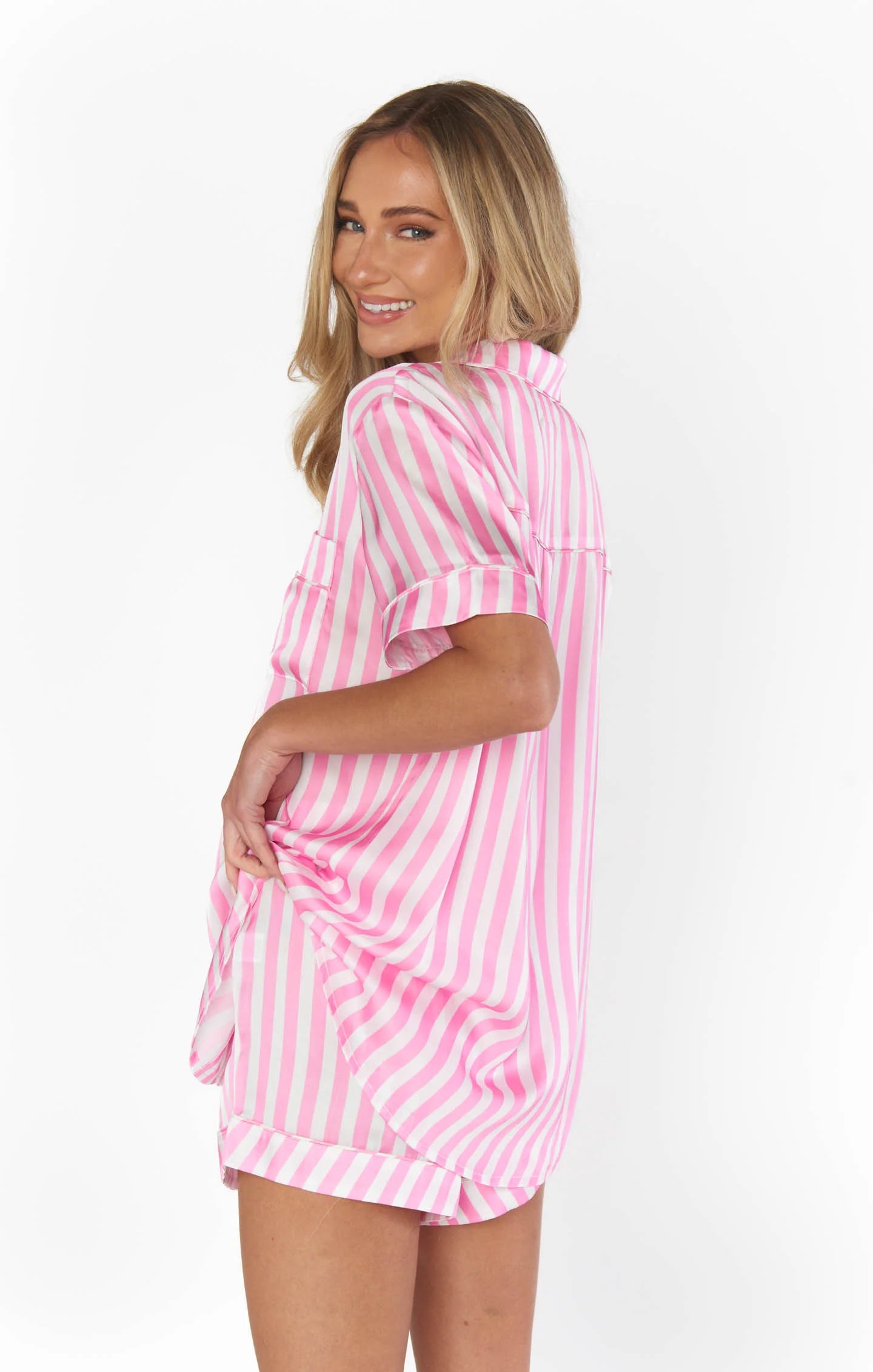 Pink and White Slumber Party Pj
