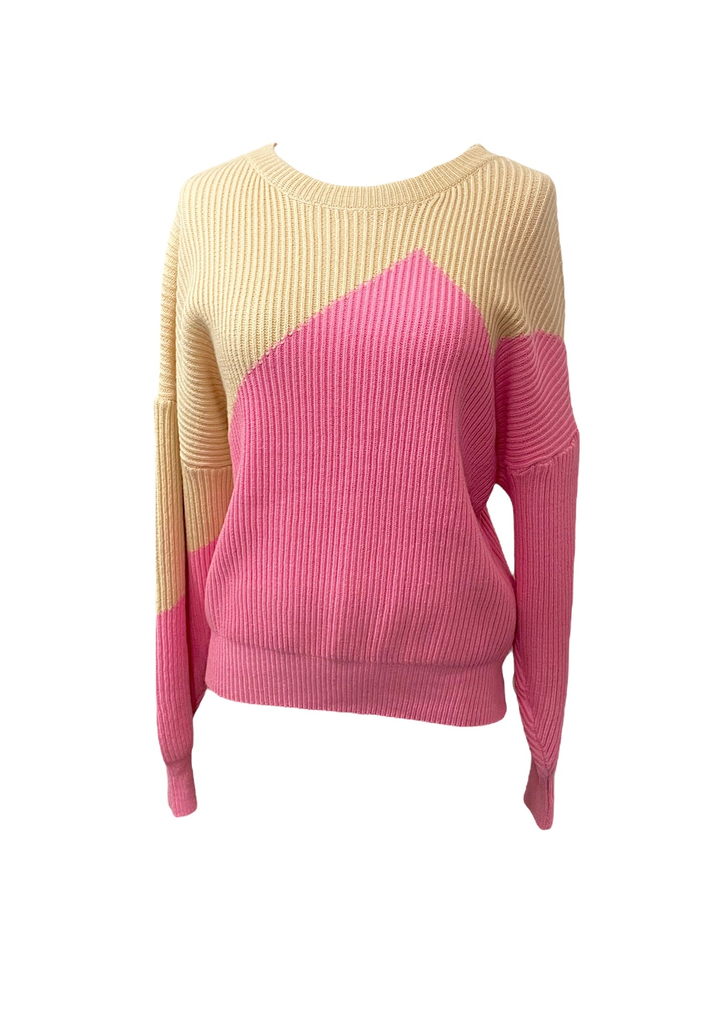 Cream/Pink Sweater