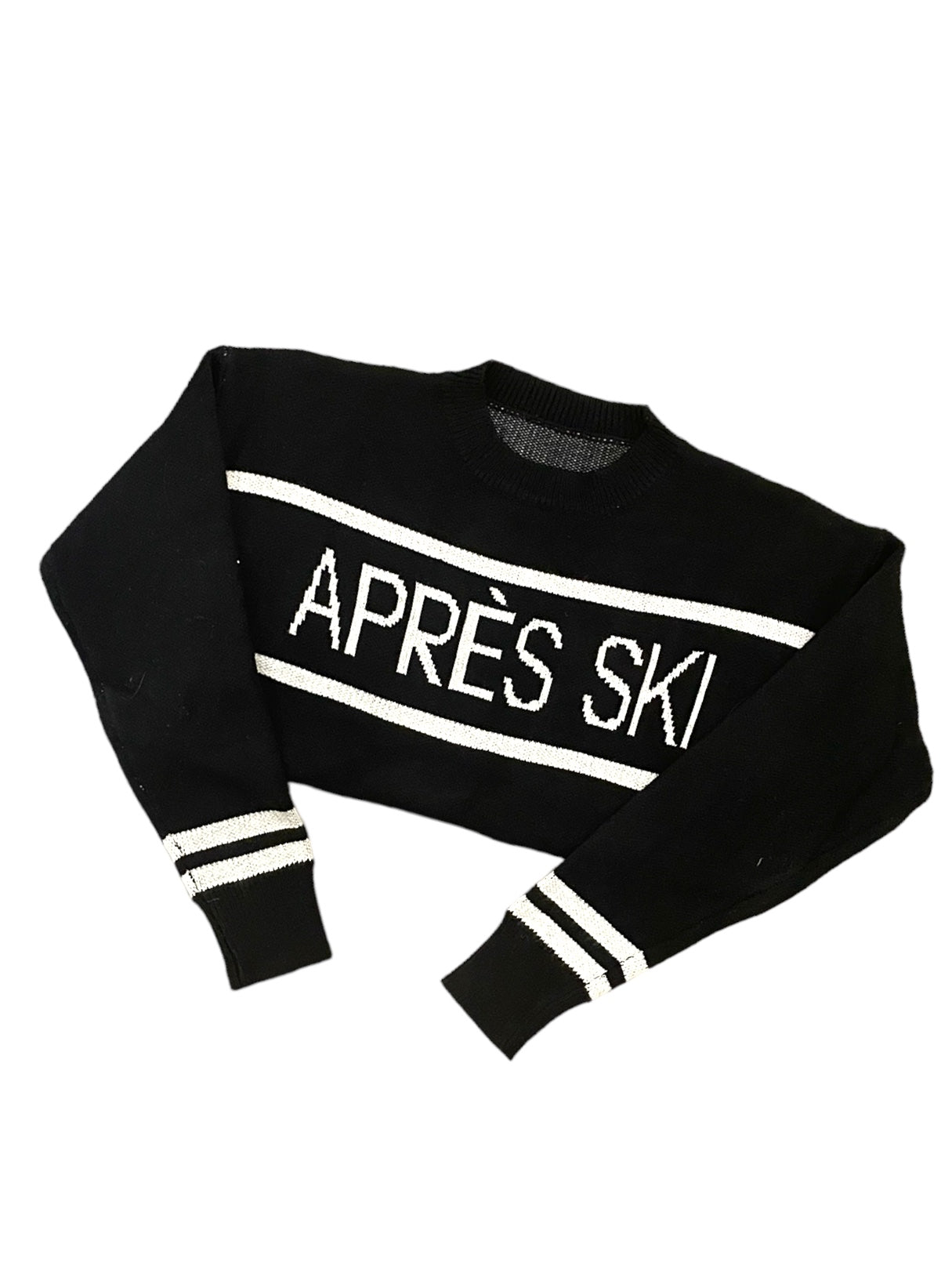 Black Apres Ski Sweater