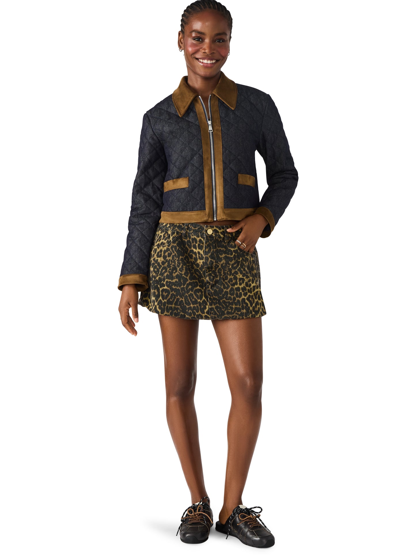 Quilted Indigo Jacket