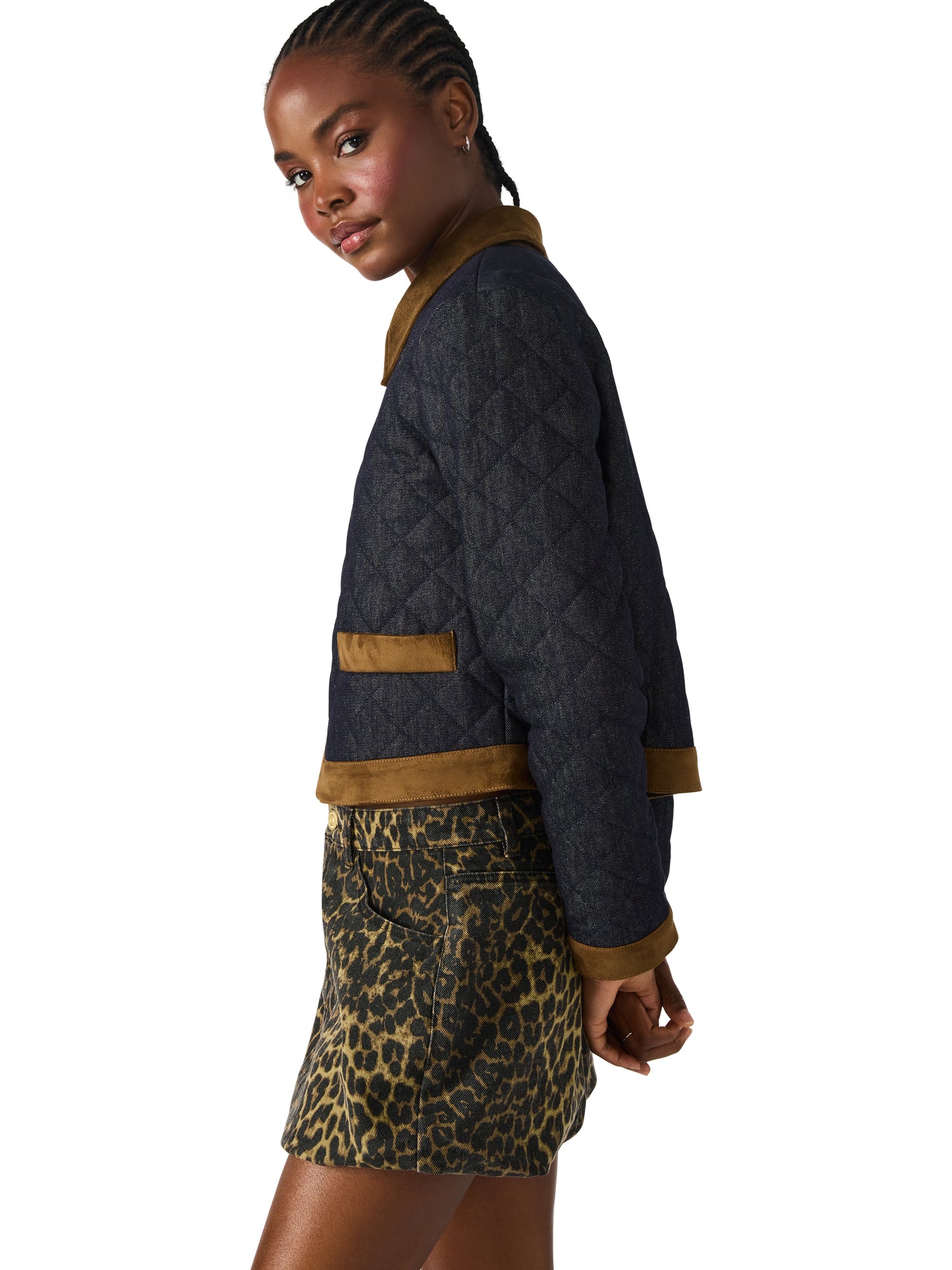 Quilted Indigo Jacket