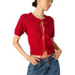 Short Sleeve Tie Cardigan