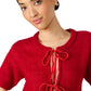 Short Sleeve Tie Cardigan