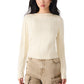 Cream Ribbed Sweater