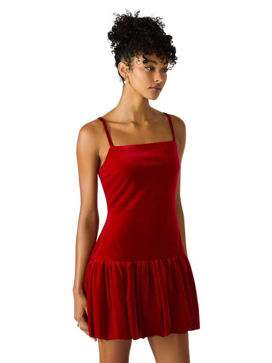 Red Velvet Mini Dress (RT)
