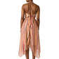 Striped Halter Maxi Dress