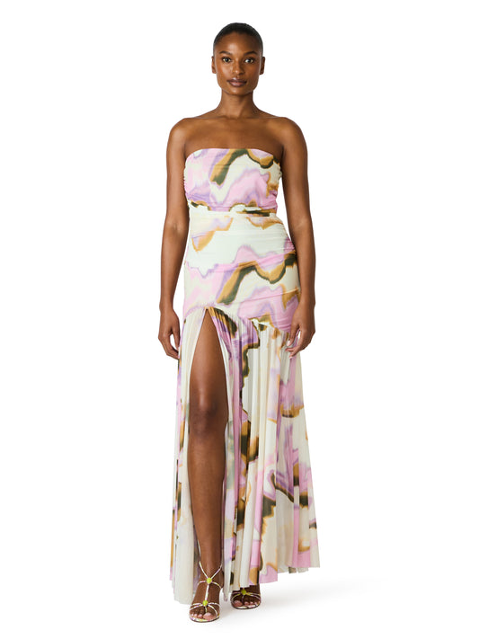 Marble Print Maxi