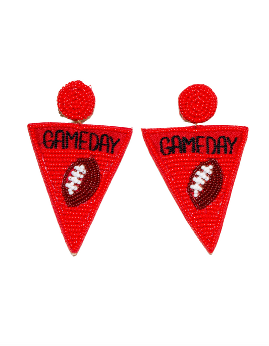 Gameday Banner Earrings