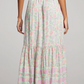 Maxi Skirt and Tank Key lime Garden Set