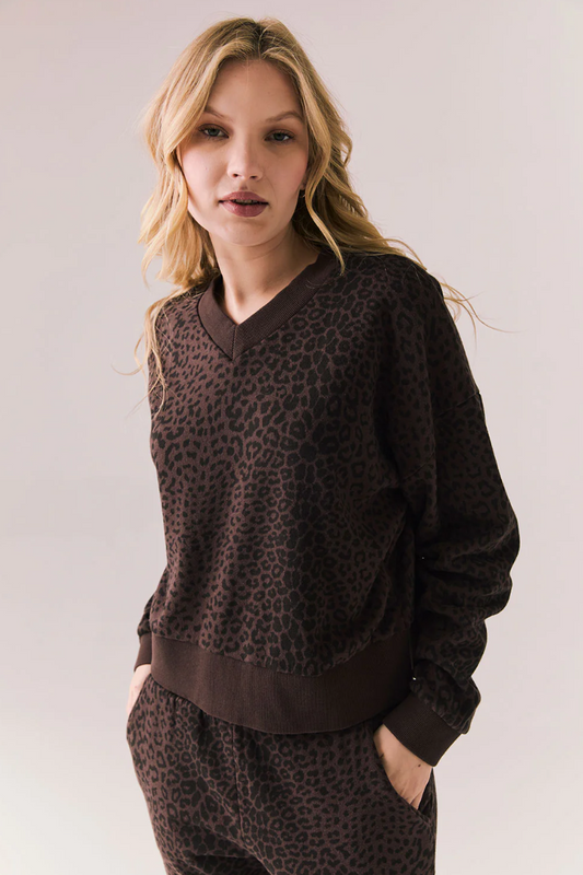 Florie Leopard Pullover