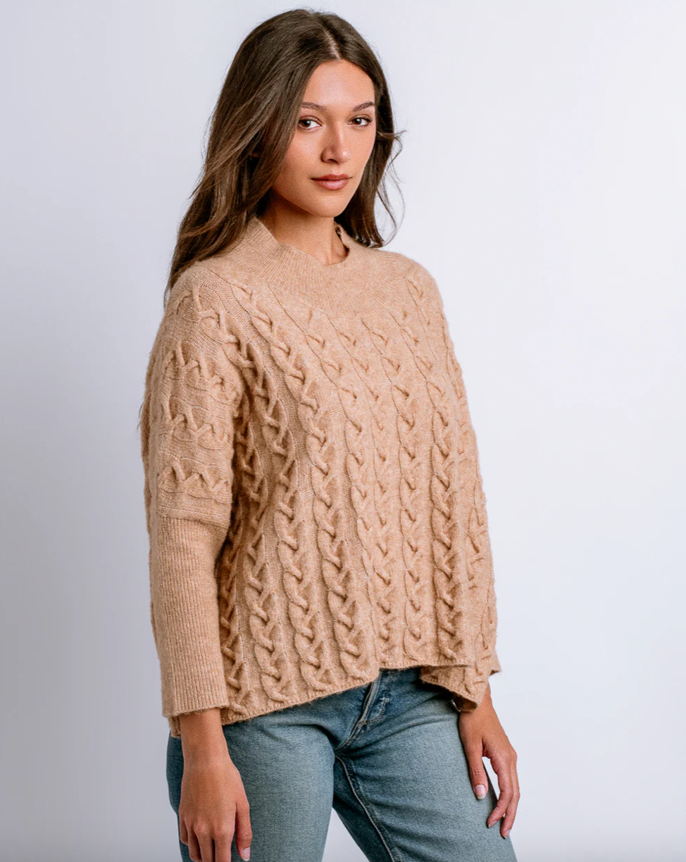 Aja Frenchie Sweater Camel