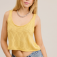 Butter Yellow Knit Tank