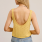 Butter Yellow Knit Tank