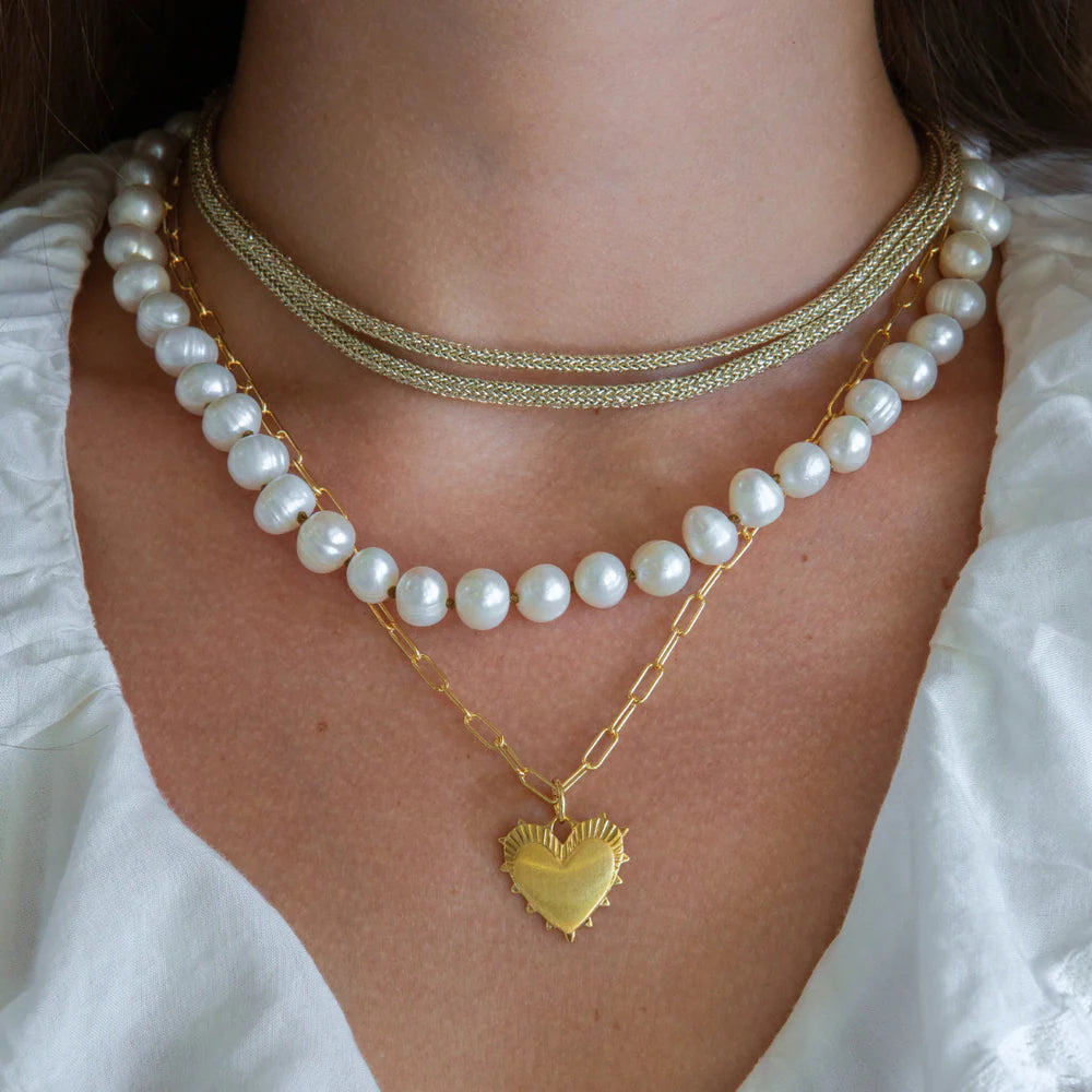 Gold Lurex Necklace Cord