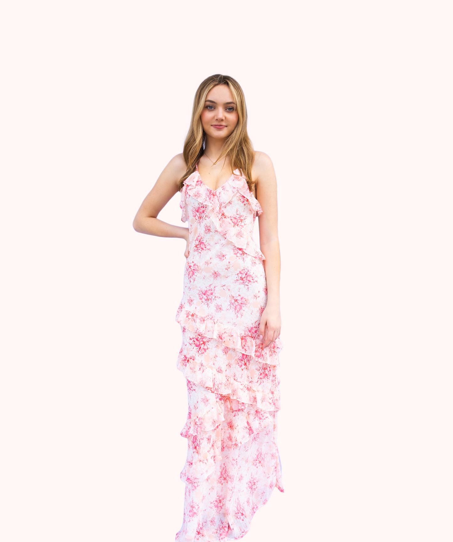 Ruffle Maxi