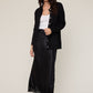 Black Satin Skirt
