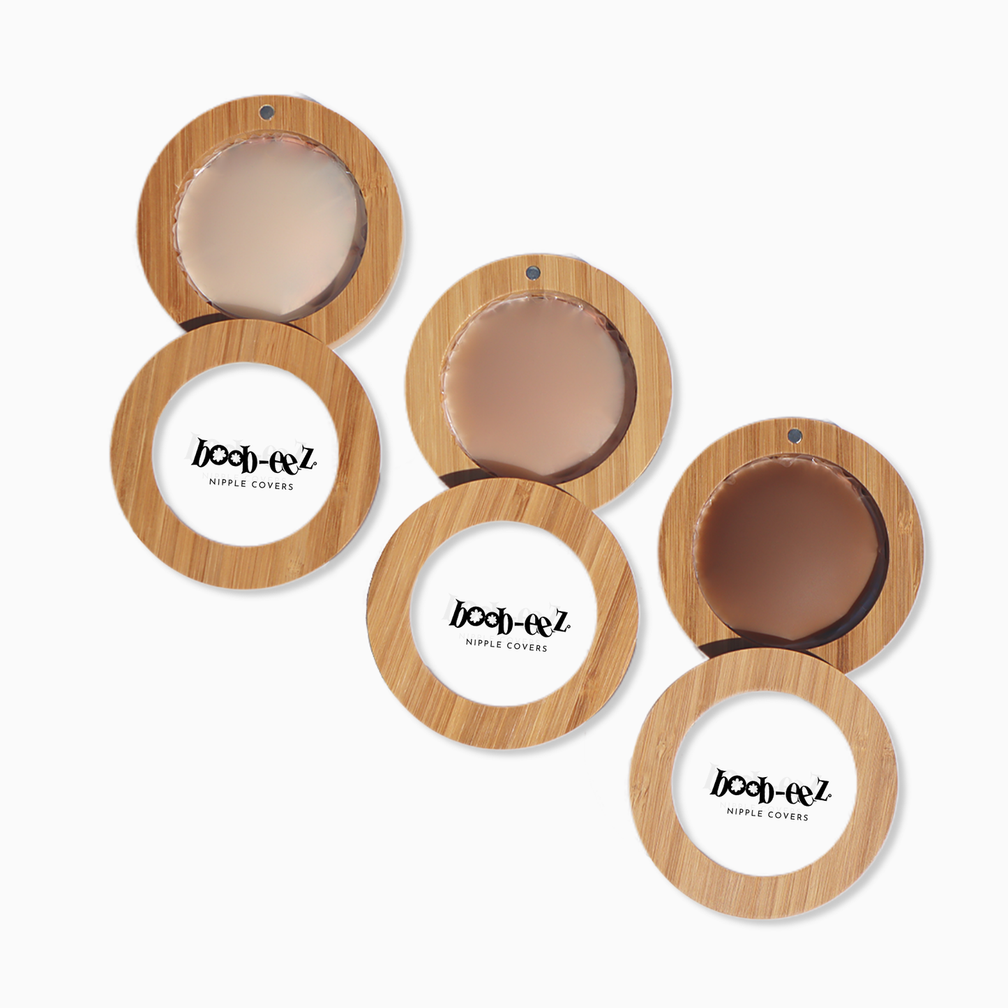 Nipple Covers + Bamboo Compact: Medium Tint / 8cm