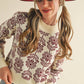 Floral Knit Sweater
