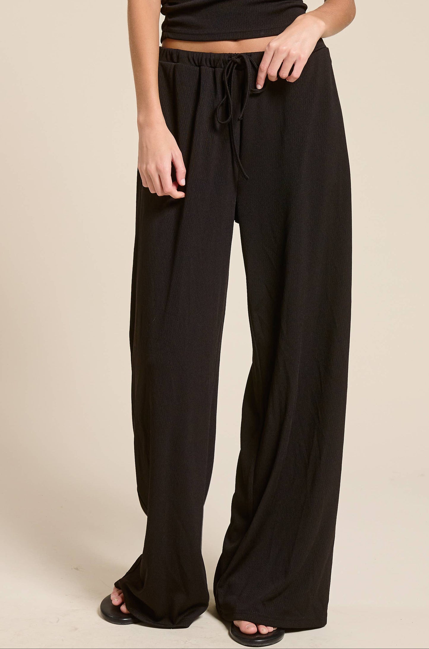 Black Relax Fit Pant