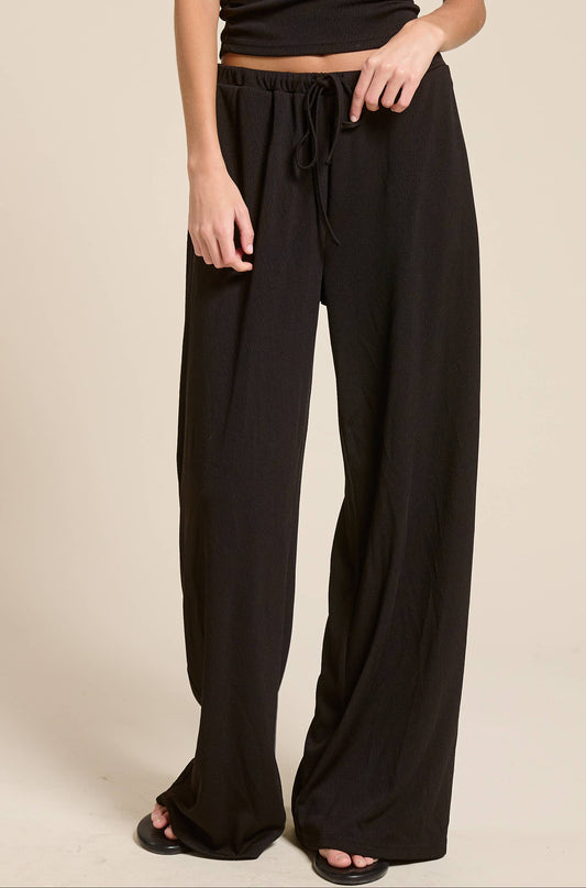 Black Relax Fit Pant