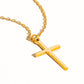 Tirza 18K Gold Non-Tarnish Small Cross Necklace: Yellow Gold