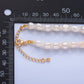 14K Gold Filled White Freshwater Pearl Necklace