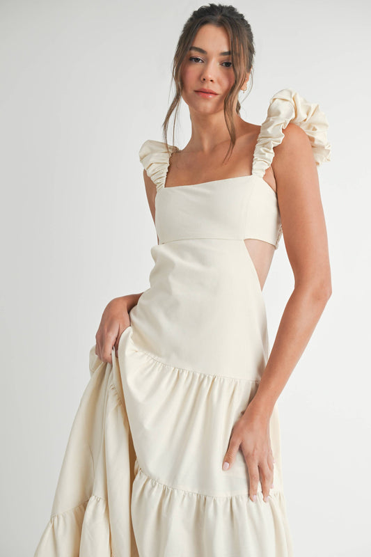 Tiered Maxi Ruffle Maxi Dress
