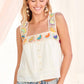 Crochet Trim Swing Tank Top