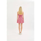 Gingham Bubble Ruched Tube Dress