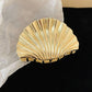 Vintage Gold Seashell Hair Claw