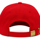 Premium Cotton Baseball Cap Dad Hat Men Women Deep Crown: Red