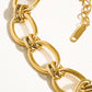 Tila 18K Gold Non-Tarnish Bold Chain Bracelet: Yellow Gold