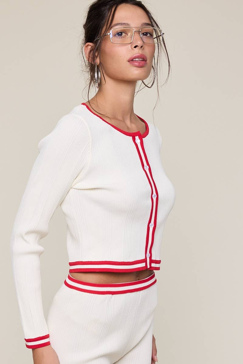 Ivory Knit Top