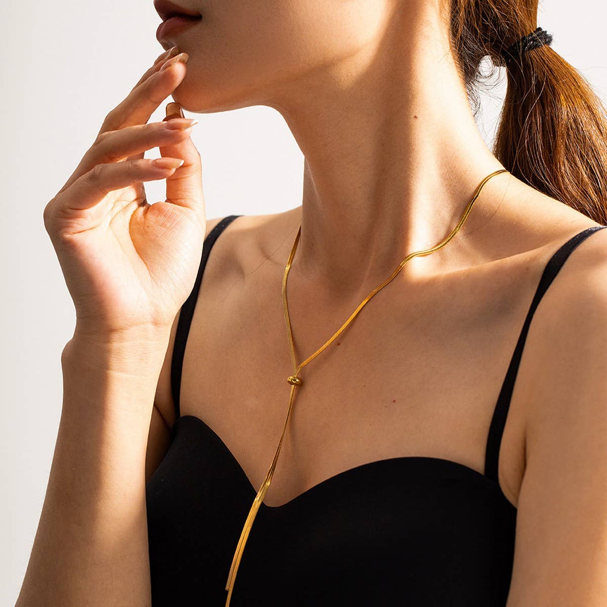 Gold Drop Necklace