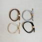 Skinny Hair Tie Set - Dark Neutral