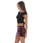 Circle Sequin Mini Skirt
