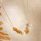 Maud 18K Gold Freshwater Pearl Beaded Necklace: Yellow Gold