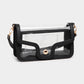 Black Rectangle Shoulder Game Day Bag