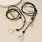 Horse Bit Pendant Leather Cord Necklace