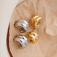Emma Non-Tarnish Double C-Hoop Earring: Yellow Gold
