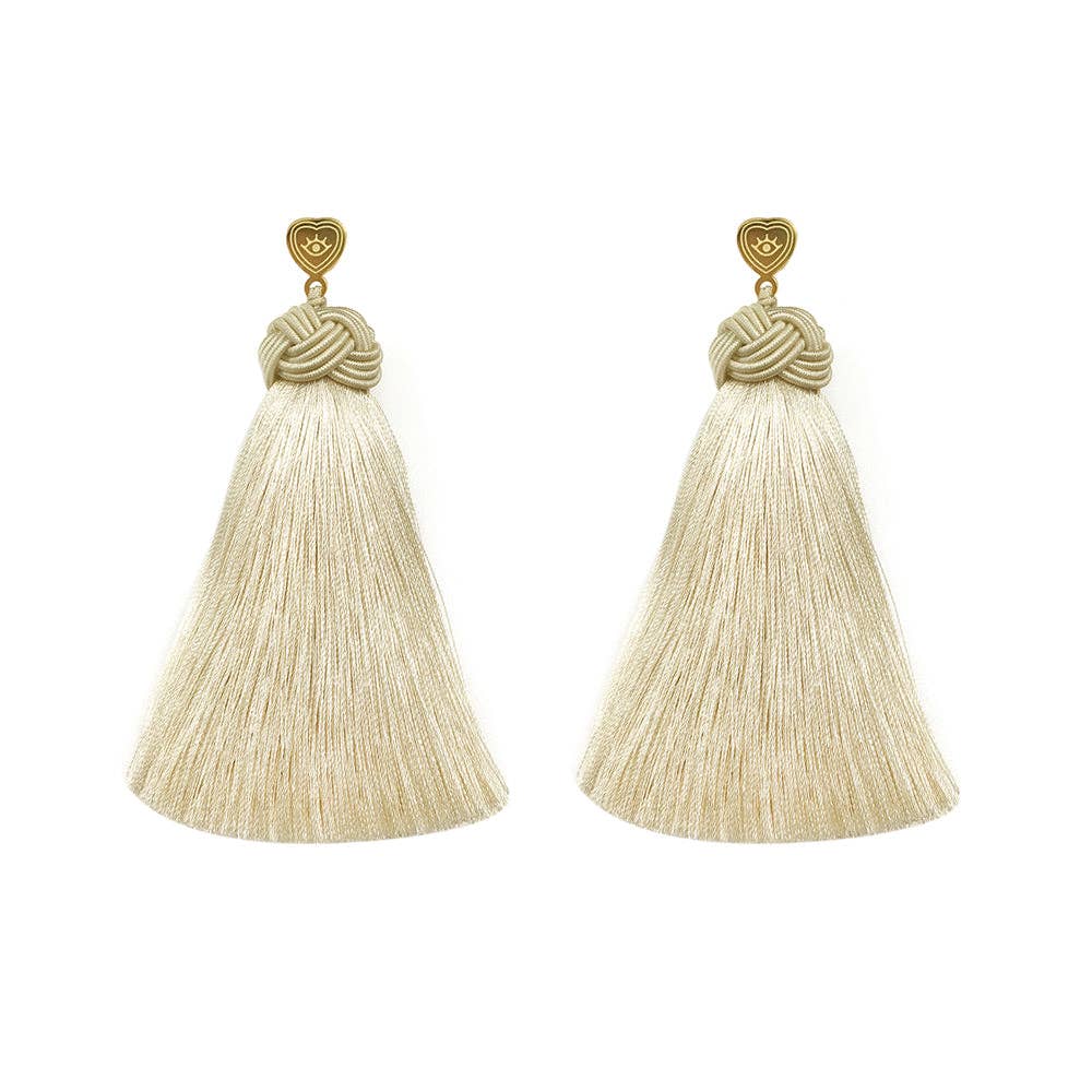 Major Topknots Bone Earrings