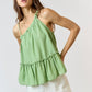 Ruffled Babydoll Tank Top