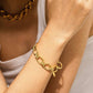 Tila 18K Gold Non-Tarnish Bold Chain Bracelet: Yellow Gold